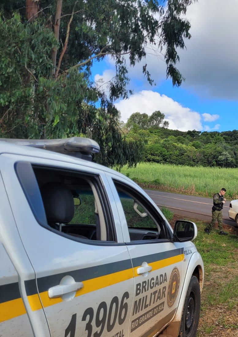 Brigada Militar e Polícia Civil capturam foragido do sistema prisional no interior de Barracão. Nesta terça-feira (05/03).