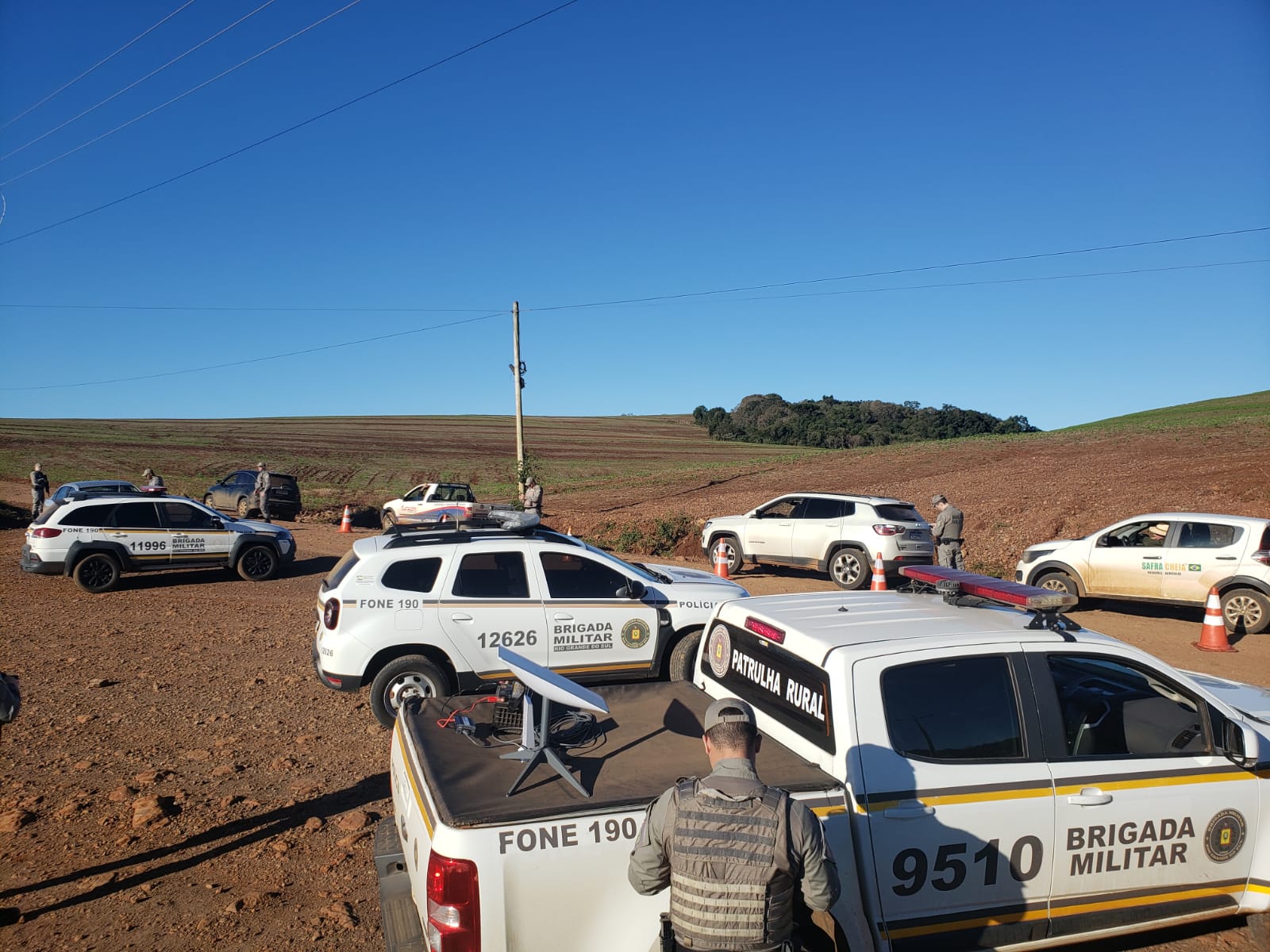 Brigada Militar através do 3°RPMon realiza Operação Avante Rural, através do 2°Esquadrão do 3°RPMon da Brigada Militar