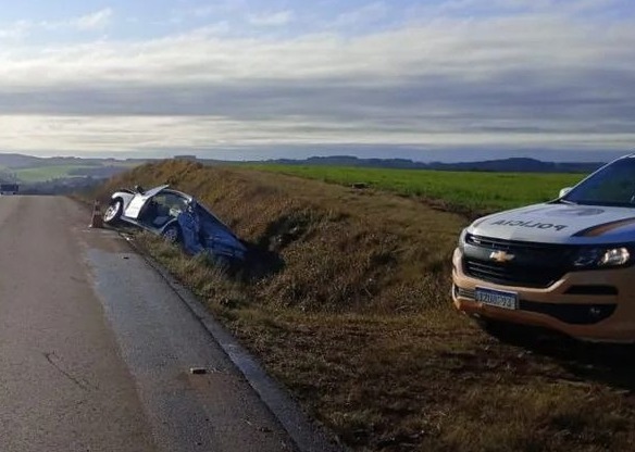 Acidente é registrado na RS-463, em Coxilha