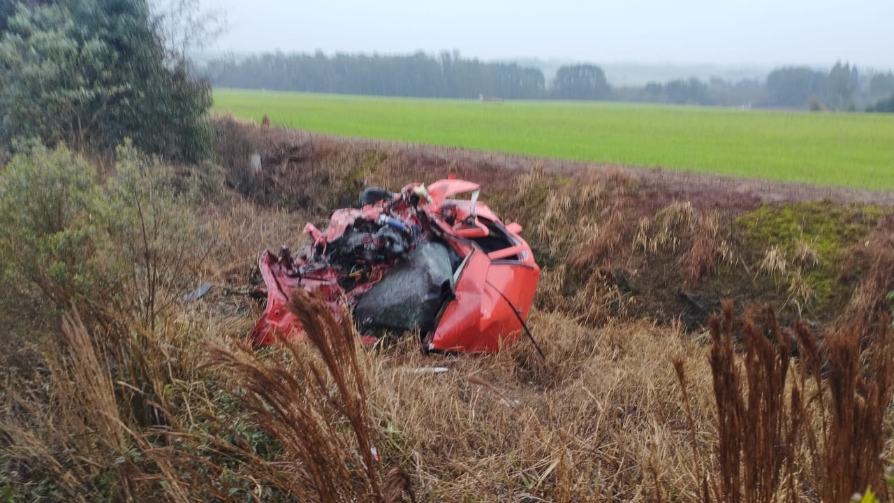 Grave acidente entre Selbach e Ibirubá envolve passo-fundense e deixa uma pessoa morta.