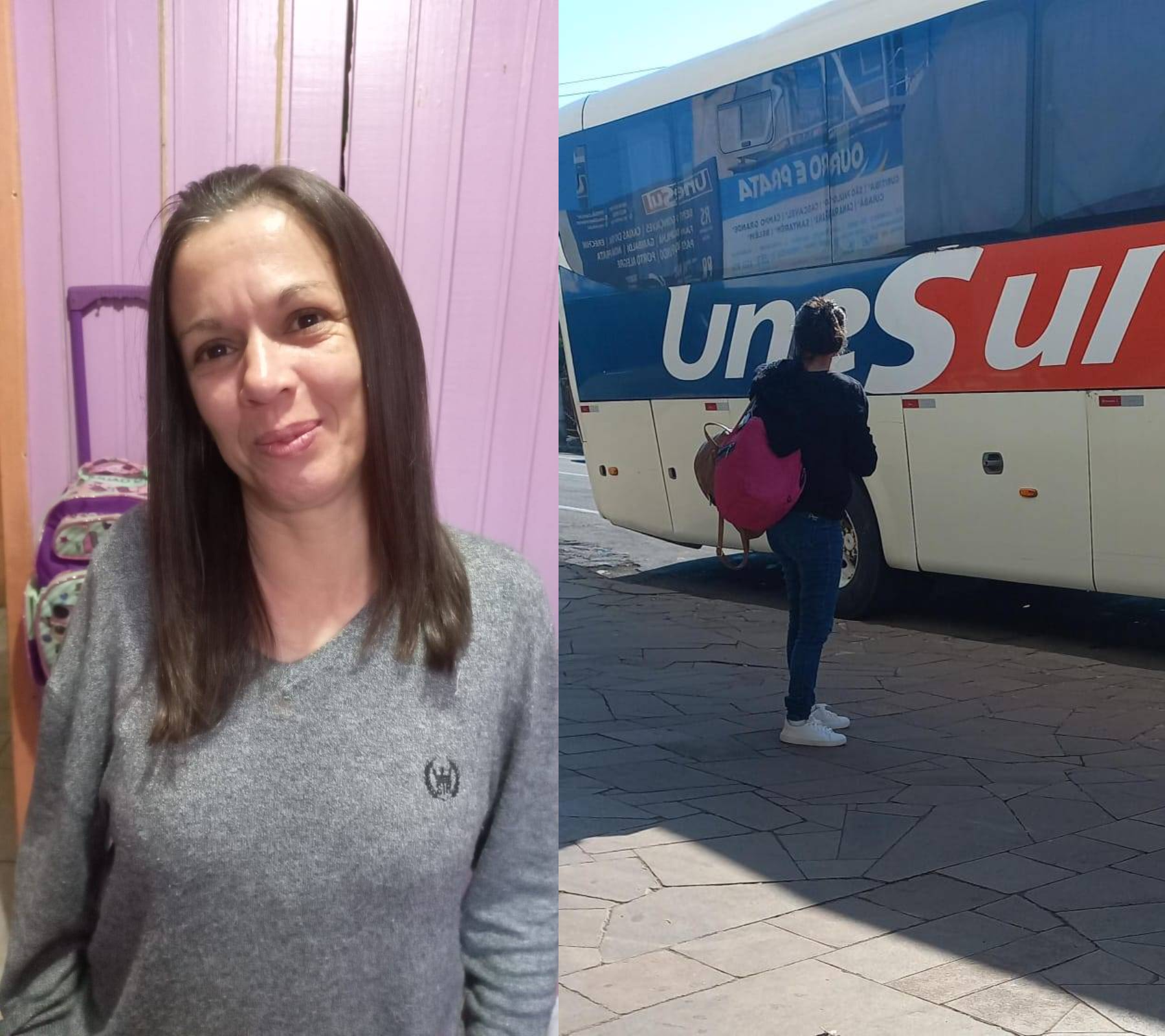 Uma mulher está desaparecida,após ser vista pela última vez em Passo Fundo.Claudia Pena dos Santos, 43 anos
