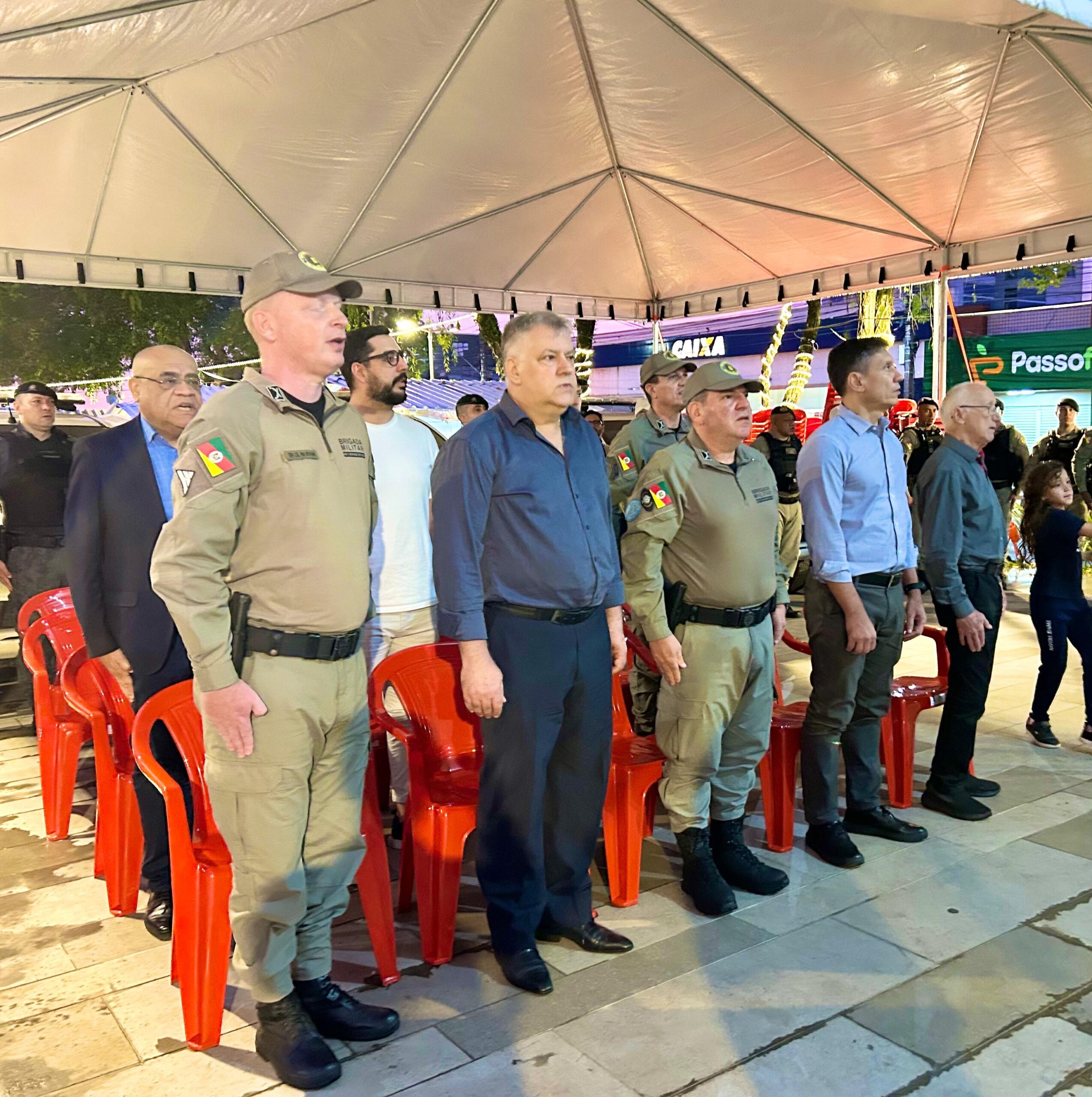 Na quinta-feira (28), a Brigada Militar através do 3ºRPMon realizou a solenidade de lançamento da Operação Papai Noel 2024
