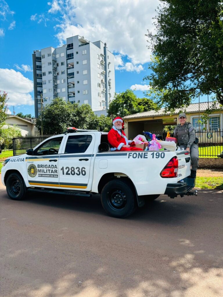 Brigada Militar de Tapejara realiza Campanha Solidária de Natal Proerd