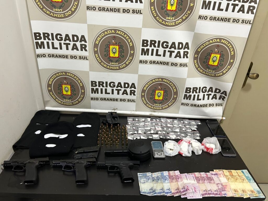 Homem é preso por tráfico de drogas e porte ilegal de armas