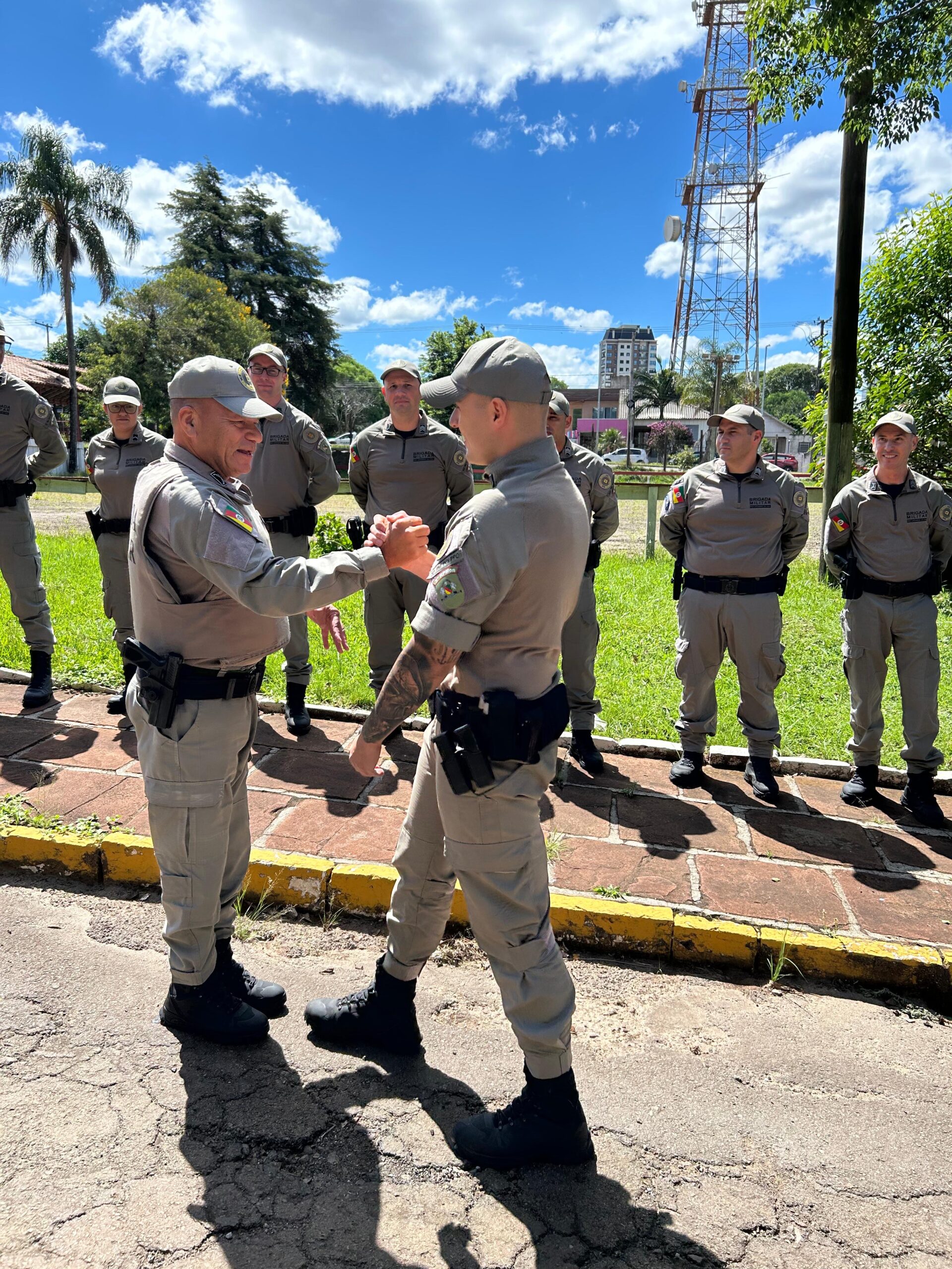 Homenagem dos Oficiais e Praças do 3º RPMon ao 2º Sgt PME João Carlos de Oliveira Bastos