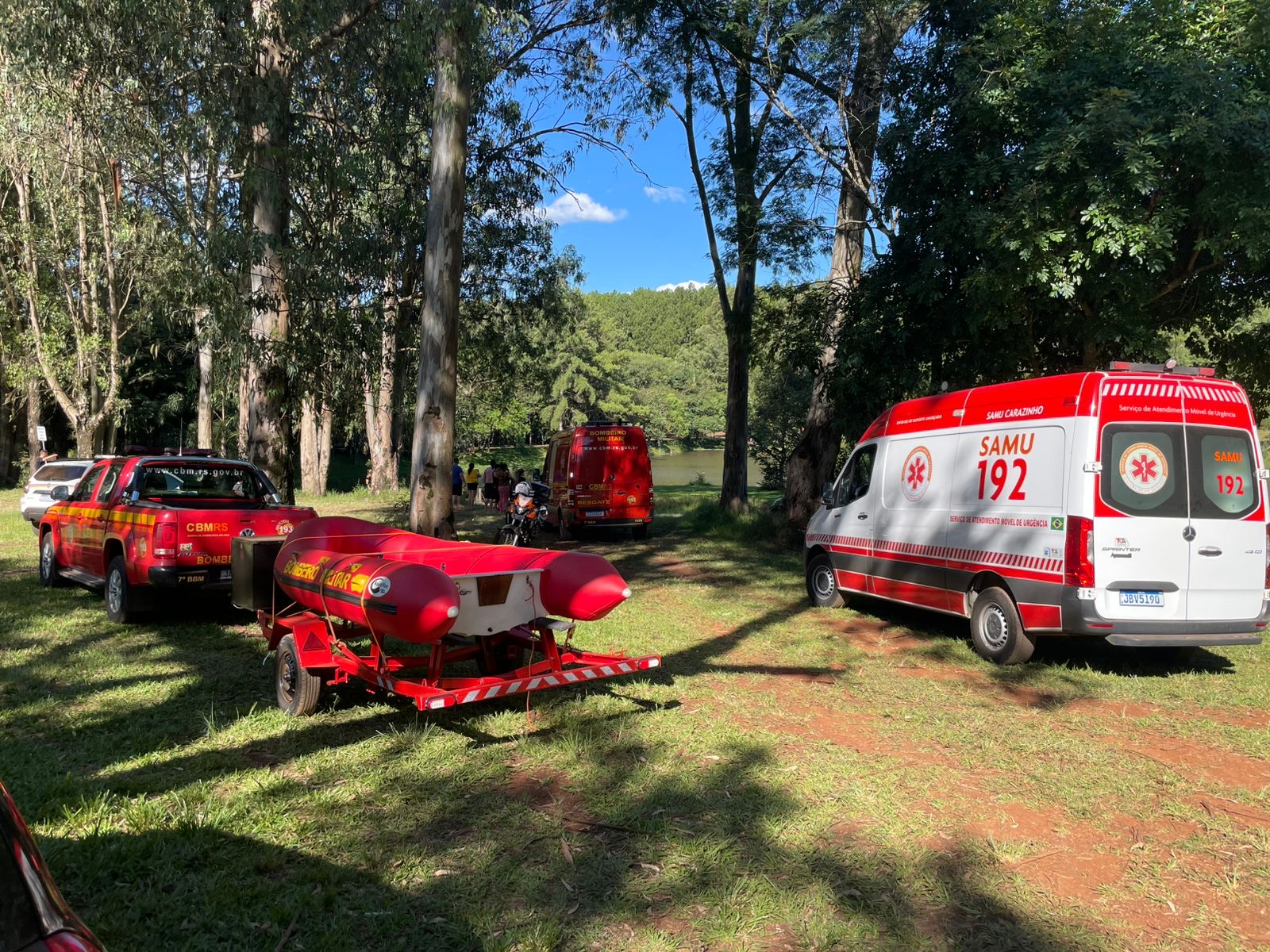 Na tarde deste domingo (05), um adolescente de 13 anos morreu afogado, na lagoa do Parque João Alberto Xavier da Cruz, na cidade de Carazinho