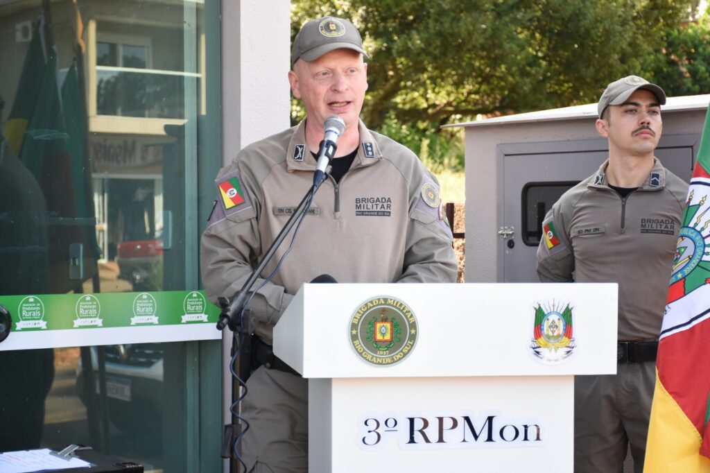 Brigada Militar inaugura nova sede e realiza entrega de material bélico em Pontão