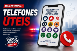 Telefones úteis que todo morador deve ter à mão em situações de emergência Passo Fundo