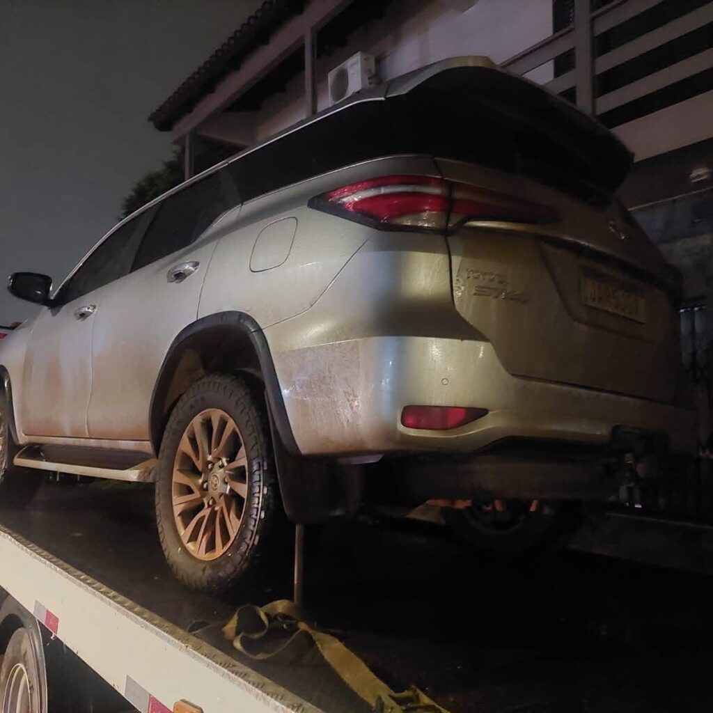 Hilux furtada em Passo Fundo é recuperada pela Brigada Militar em Cruz Alta