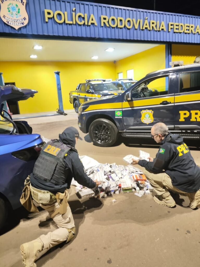 PRF apreende 500 canetas emagrecedoras